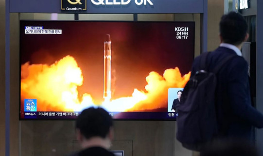 उत्तर कोरियाको जासूसी भू–उपग्रह प्रक्षेपण प्रयास असफल